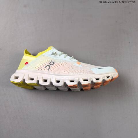 On Cloud 6 Coast Beige Orange White EU 36-45 Running Shoe Running Sneakers - Unisex (BS-69739)