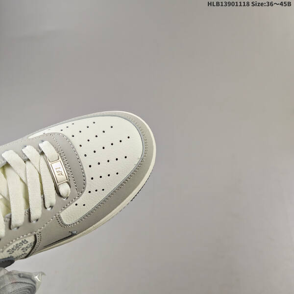 Nike Air Force 1 07 Low light grey off white dark grey EU 36-45 sneaker