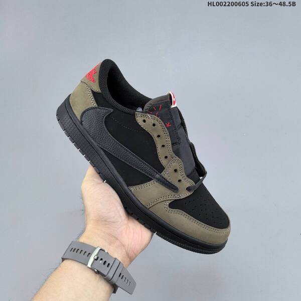 Jordan Travis Scott x Air Jordan 1 Low Velvet Brown/Black EU 36-48.5 casual