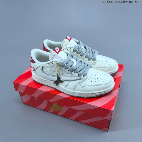 Jordan Travis Scott x Air Jordan 1 Low Sail/Red/Navy/Grey EU 36-45 casual