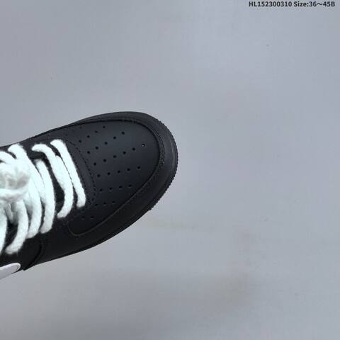 Nike Air Force 1 Low 07 Black White Silver EU 36-45 Sneaker - Unisex (BS-61391)