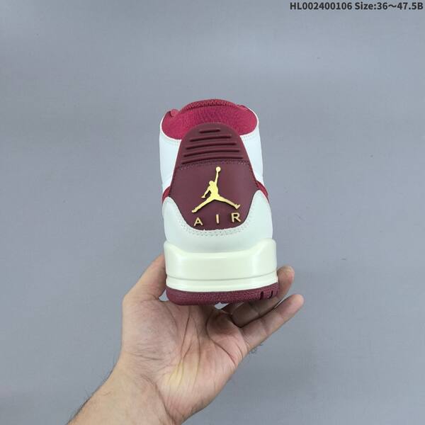 Nike Air Jordan Legacy 312 white / burgundy / cream 36~47.5 basketball