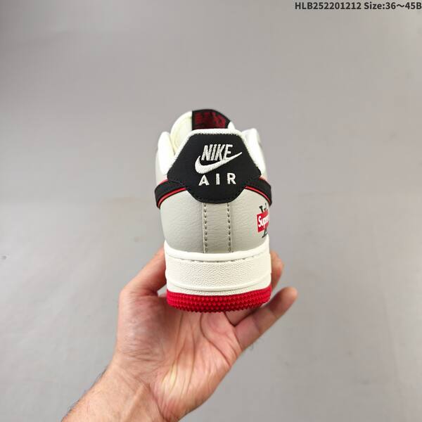 Nike Air Force 1 07 LV8 off white black red grey EU 36-45 sneaker