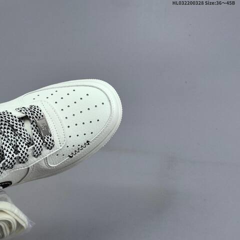 Nike Air Force 1 07 Low Off White Black Red Yellow EU 36-45 Sneaker - Unisex (BS-61066)