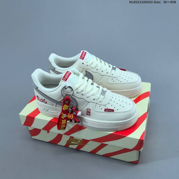 Nike Air Force 1 07 LV8 Black White Red Beige Grey EU 36-45 sneaker