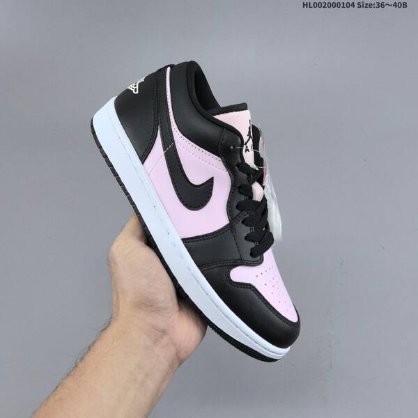 Jordan Air Jordan 1 Low black/pink/white 36~40B casual
