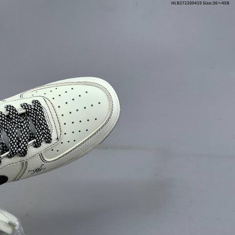 Nike Air Force 1 07 Low Stussy Off White Black Light Grey EU 36-45 Sneaker - Unisex (BS-60651)