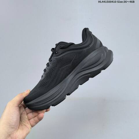 HOKA ONE ONE Bondi 9 Black EU 36-46 Running Shoe Running Sneakers - Unisex (BS-69356)