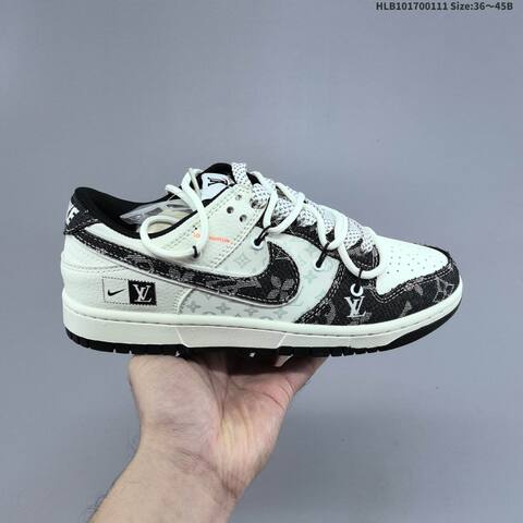 Nike Dunk Low Beige Pink White EU 36-45 Skate Shoe - Unisex (BS-62066)