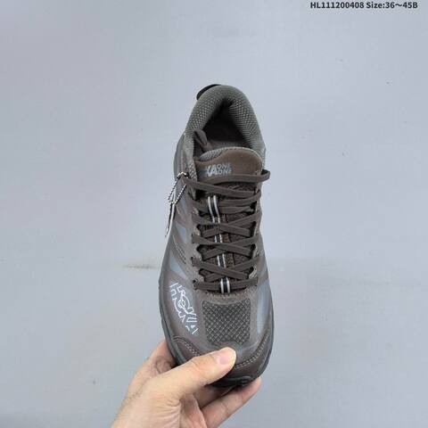 HOKA ONE ONE Mafate Speed 2 Low Brown Grey Black White EU 36-45 Trail Shoe Trail Running Sneakers - Unisex (BS-69357)