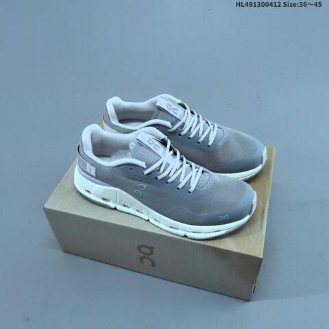 On Running Cloudnova Form 2 TT White Gray Black Or Purple Indigo White EU 36-45 Running Shoe Running Sneakers - Unisex (BS-69619)