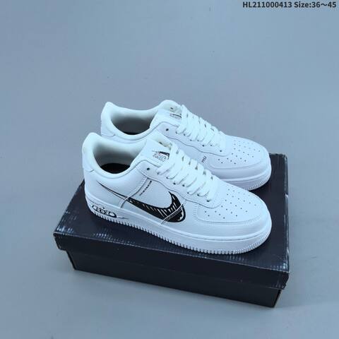 Nike Air Force 1 07 Off White Red EU 36-45 Sneaker - Unisex (BS-60781)