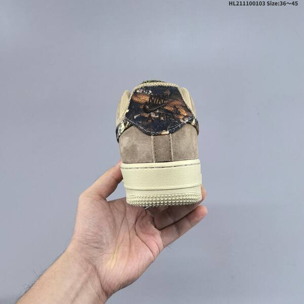 Nike Air Force 1 07 khaki beige brown black EU 36-45 sneaker