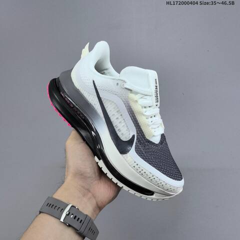 Nike Air Zoom Pegasus Premium White Black Grey Pink EU 35-46 5 Running Shoe - Unisex (BS-60934)