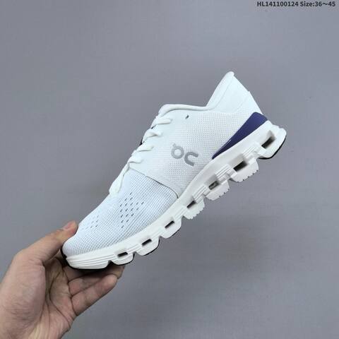 On Cloud X 4 Pale Yellow White Orange EU 36-45 Running Shoe Running Sneakers - Unisex (BS-69700)