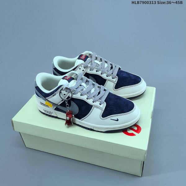 Nike Dunk SB Low off white navy blue light grey EU 36-45 skate shoe