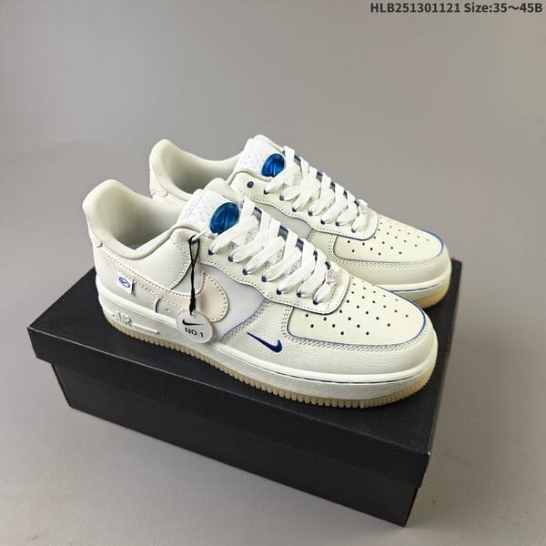 Nike Air Force 1 07 off white blue beige EU 35-45 sneaker
