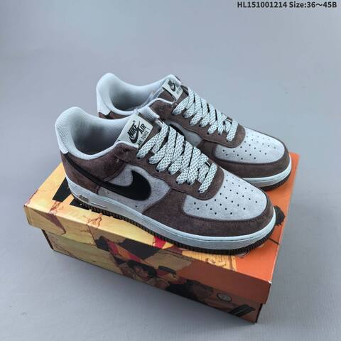 Nike Air Force 1 Low 07 AKIRA Olive Green Light Grey Black White EU 36-45 Sneaker - Unisex (BS-62688)