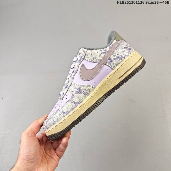 Nike Air Force 1 Low White Grey Blue Purple Beige EU 36-45 sneaker