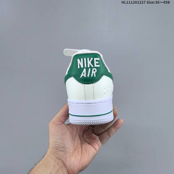 Nike Air Force 1 07 sail white dark green gold EU 36-45 sneaker
