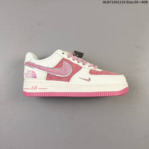 Nike Air Force 1 07 LV8 Off White Pink EU 36-40 Sneaker - Unisex (BS-63477)