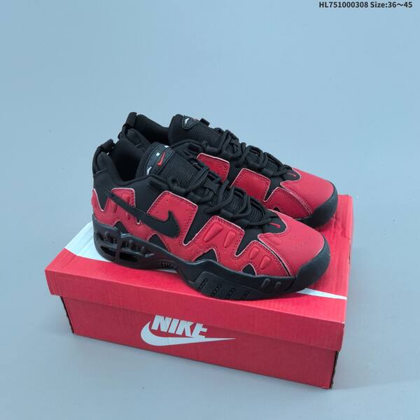 Nike Air More Uptempo Low white black red EU 36-45 basketball shoe