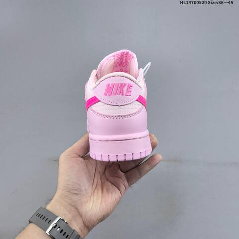 Nike SB Dunk Low Light Pink Hot Pink EU 36-45 Skate Shoe - Unisex (BS-60234)