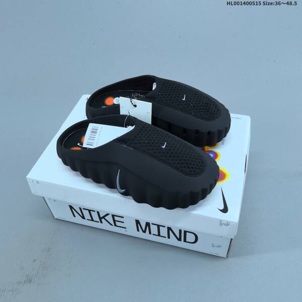 Nike Mind 001 black bright red grey EU 36-48 5 slides