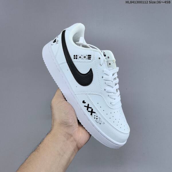 Nike Court Vision Low white black EU 36-45 skate shoe