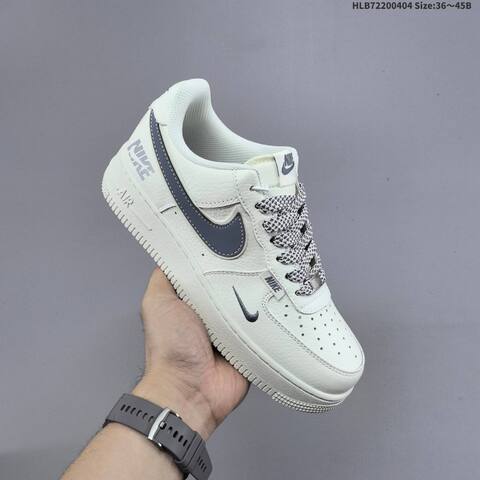 Nike Air Force 1 07 LV8 CS5288-091 Off White Dark Grey EU 36-45 Sneaker - Unisex (BS-60945)