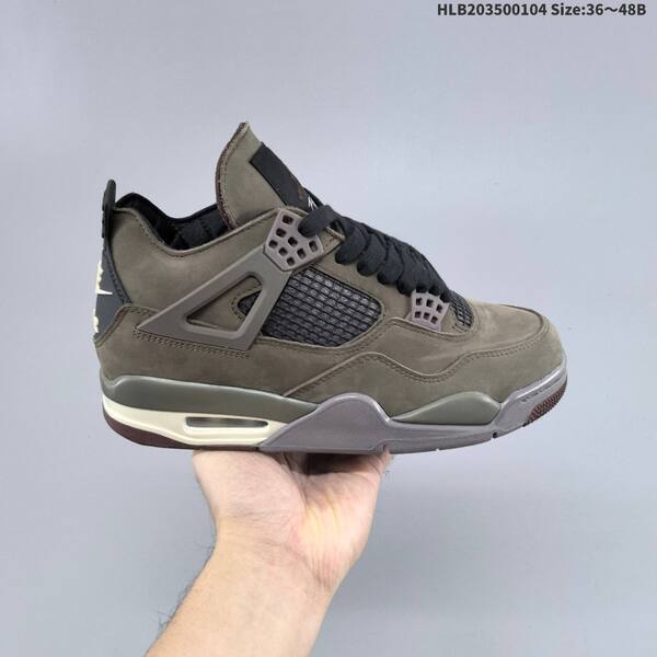 Jordan Air Jordan 4 Retro taupe/grey with black EU 36-48 basketball