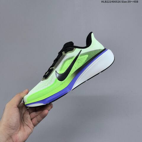 Nike Air Zoom Pegasus 42 White Black Neon Green Purple Orange EU 39-45 Running Shoe - Unisex (BS-60116)