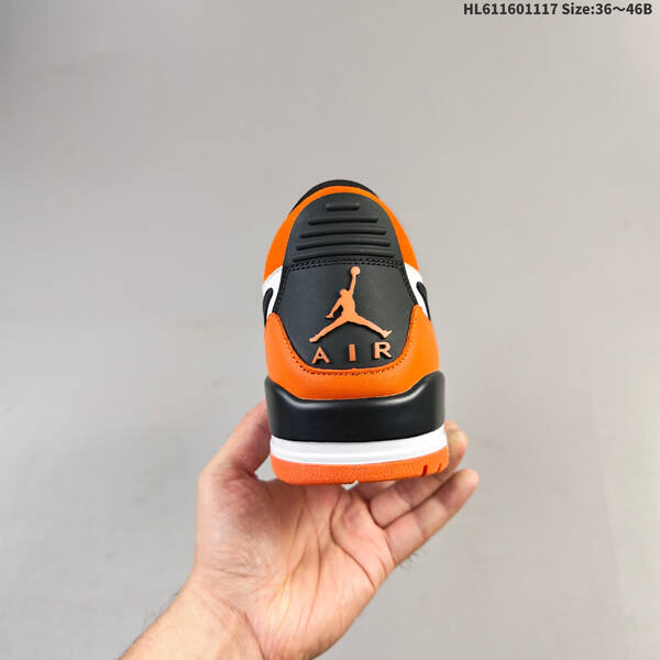 Jordan Air Jordan Legacy 312 Low black/white/orange 36~46 lifestyle