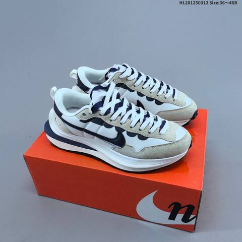 Nike Vaporwaffle Sacai White Beige Navy Black EU 36-46 Sneaker - Unisex (BS-61357)