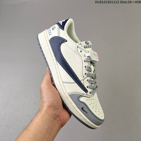 Jordan Air Jordan 1 Low Sail Gray Navy EU 36-45 casual
