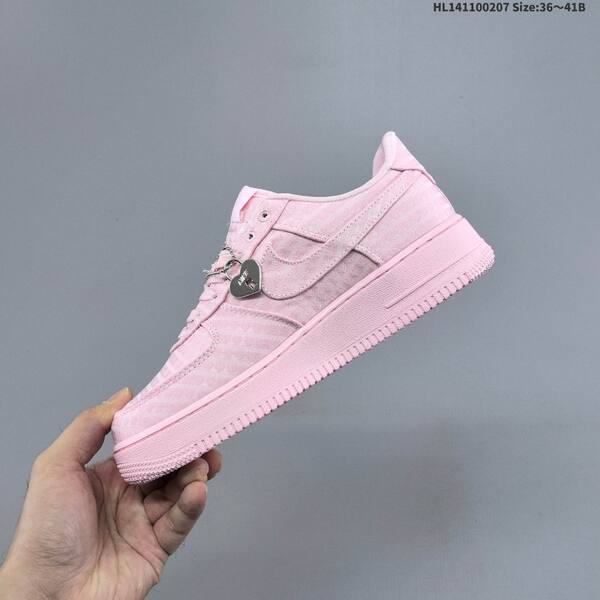 Nike Air Force 1 Low light pink white silver EU 36 45 sneaker EU 36-45