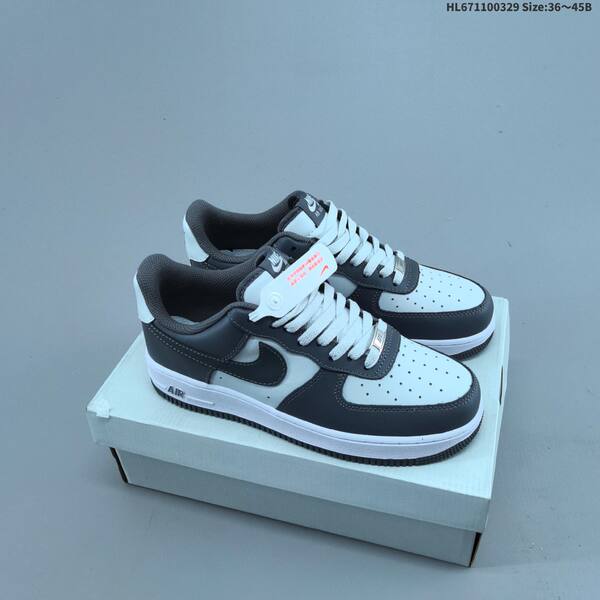 Nike Air Force 1 07 light beige dark brown off white blue EU 36-45 sneaker