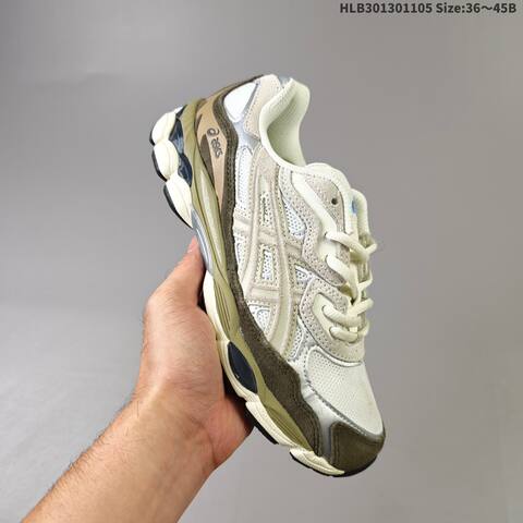 ASICS GEL NYC Grey Black Pink Blue Cream EU 36-45 Running Shoe Running Sneakers - Unisex (BS-69321)