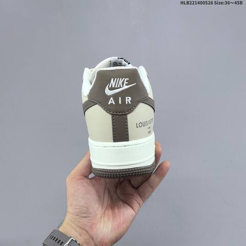 Nike Air Force 1 07 Beige White Brown Off White EU 36 45 Sneaker EU 36-45 - Unisex (BS-60117)