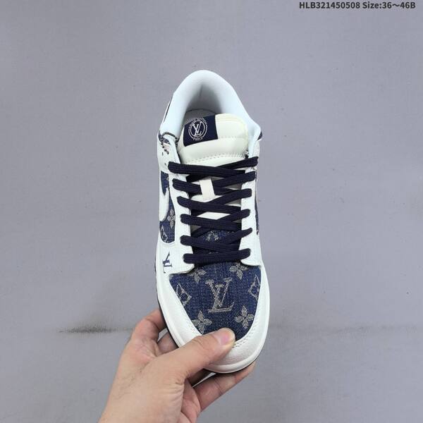 Nike SB Dunk Low white navy blue beige EU 36-46 skate shoe
