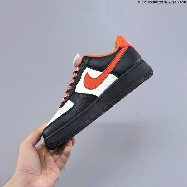 Nike Air Force 1 07 LV8 white black red orange EU 36-45 sneaker