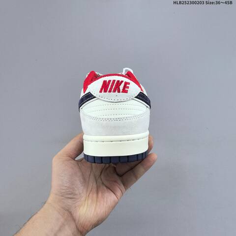Nike Dunk SB Low Sail Navy Red White EU 36-45 Skate Shoe - Unisex (BS-61559)