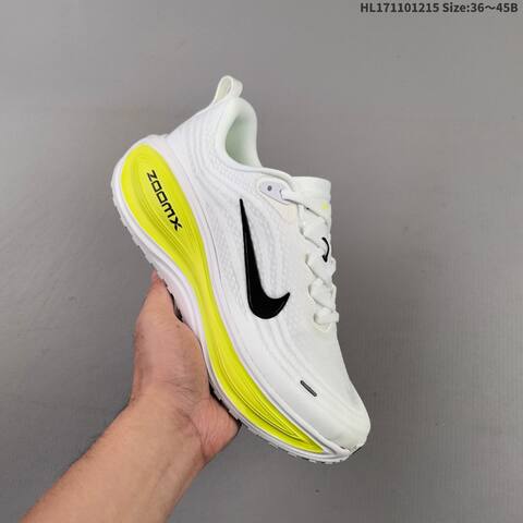 Nike Vomero 18 HV8154 103 White Black Neon Yellow Green EU 36-45 Running Shoe - Unisex (BS-62667)