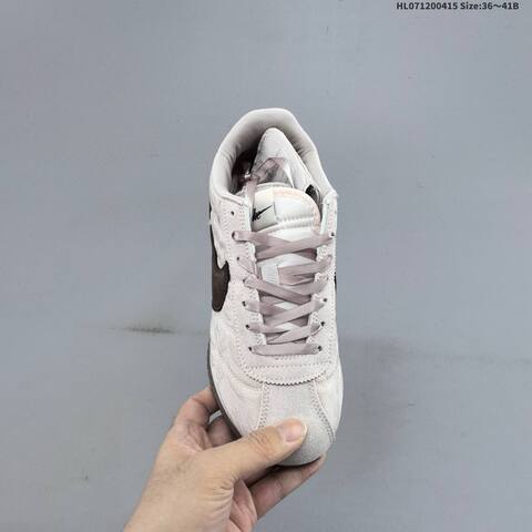Nike Classic Cortez Light Beige Brown White EU 36-41 Sneaker - Unisex (BS-60709)