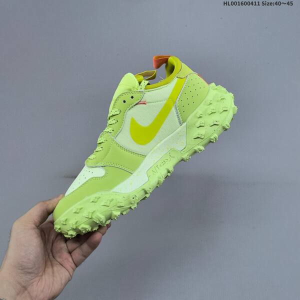 Nike Air Jordan 1 Element Gore-Tex Low neon yellow / lime green with white and orange accents EU 40-45 trail