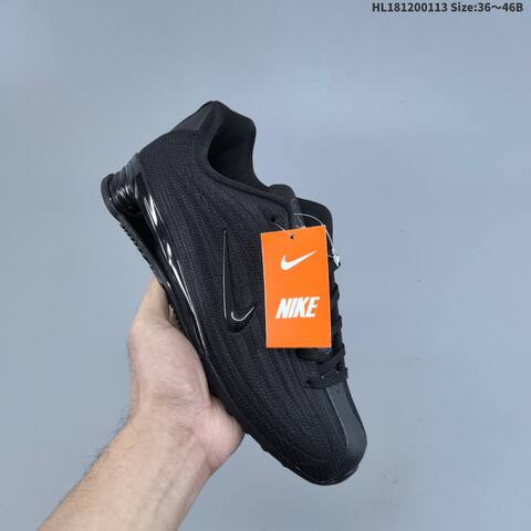 Nike Shox Z HQ7540-001 Black White EU 36-46 Running Shoe - Unisex (BS-62008)