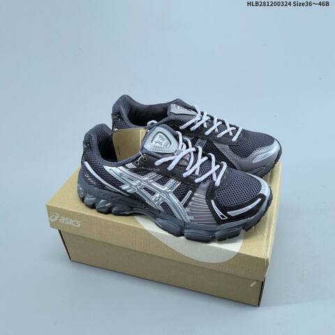 ASICS Gel-Kayano 12 1 Cream Silver Blue Orange EU 36-46 Running Shoe Running Sneakers - Unisex (BS-68976)