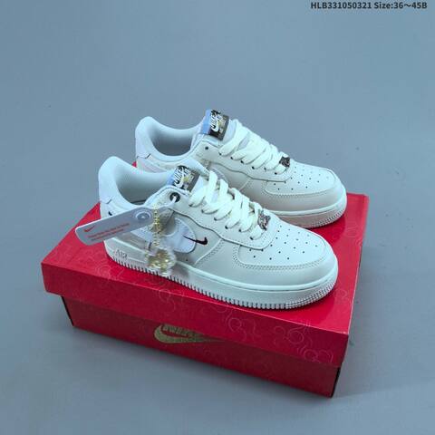 Nike Air Force 1 07 CNY IQ1119 011 Off White White Burgundy Gold EU 36 45 Sneaker EU 36-45 - Unisex (BS-61204)