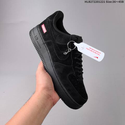 Nike Air Force 1 07 LV8 All Black EU 36-45 Sneaker - Unisex (BS-62508)