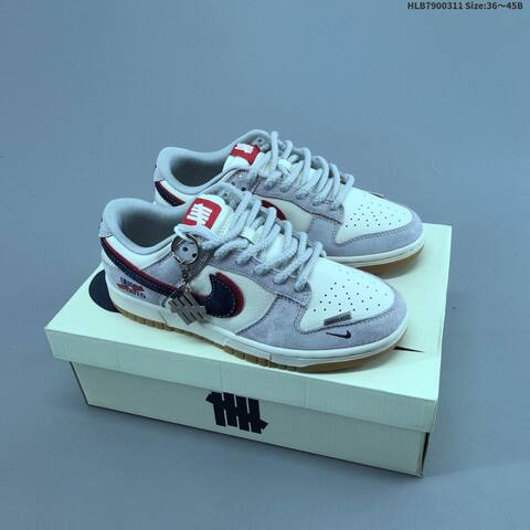 Nike Dunk SB Low Grey Burgundy Navy Cream EU 36-45 Skate Shoe - Unisex (BS-61370)